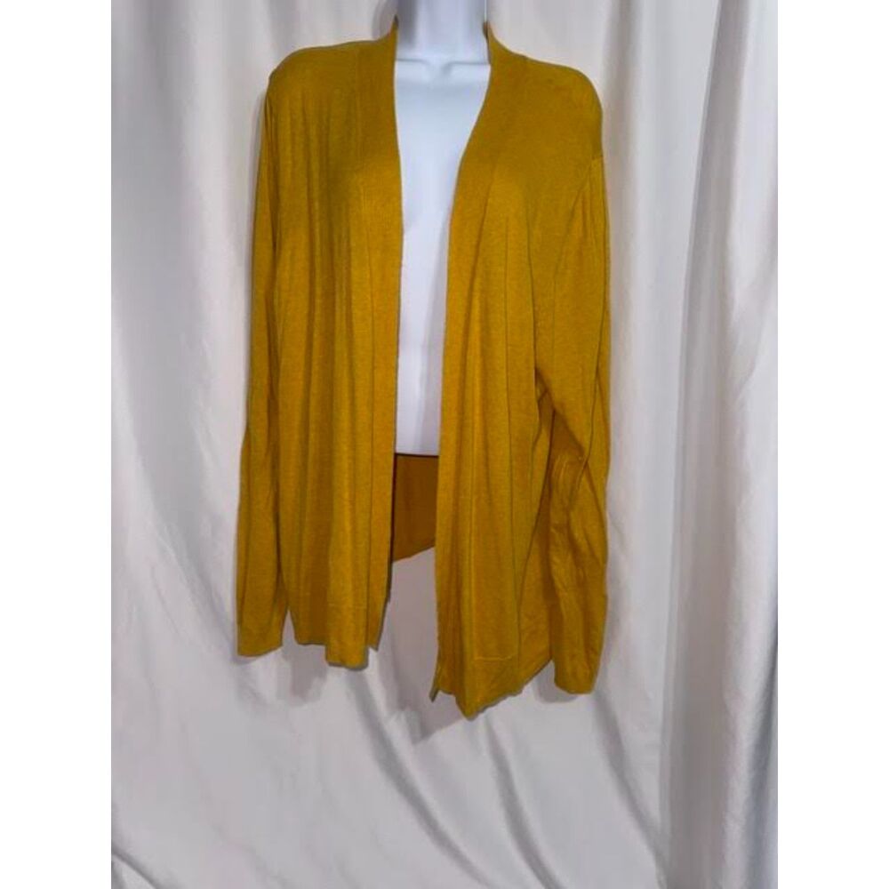 Old Navy Mustard Squash Knit Cardigan Draped Sz. XXL | Whimsygoth Boho Cozy Chic